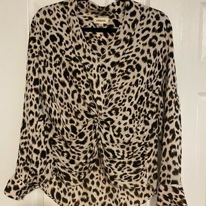L’AGANCE Leopard Blouse